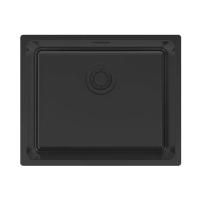 Мойка Paulmark YUNI 54 UNI YU54-MBN 540х440х200 мм, нержавеющая сталь, матовый черный