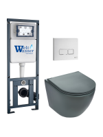 Комплект инсталляции с унитазом Weltwasser MARBERG 410 + MERZBACH 043 MT-GR + MAR 410 SE GL-WT