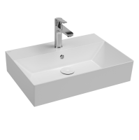 Раковина ISVEA SistemaZ Frame накладная 600*420*132 1 цвет черный матовый 10SF50060SV-2N