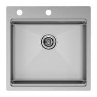 Мойка Paulmark KRONER-PRO 51 PM705151-BS 510х510х200 мм, нержавеющая сталь, нержавеющая сталь