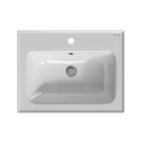 M85AWCC0602WG64 X-Joy, Раковина мебельная AM.PM, керамическая, 60 см, встроенная, цвет: белый, глянец