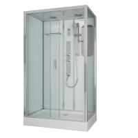 Душевая кабина Niagara Premium NG-6012-01GQL (120х80х210) низкий поддон(16 см),стекло прозрачное,5 мест