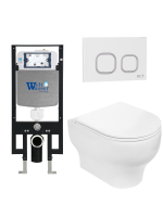 Унитаз с инсталляцией WeltWasser AMBERG 497 + ERLENBACH 004 GL-WT + AMBERG RD-WT