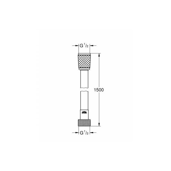 Душевой шланг Grohe Relexaflex 28151001 (хром)