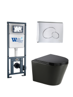 Комплект инсталляции с унитазом Weltwasser MARBERG 410 + SALZBACH 043 GL-BL + MAR 410 RD CR