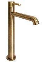 Смеситель для раковины Высокий Hansberge H2031 Бронза