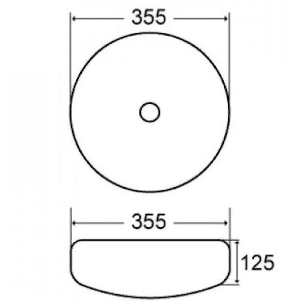 Раковина MELANA MLN-7078D