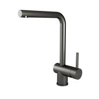 Смеситель для кухни Paulmark SPRING Sp212067-GM, вороненая сталь