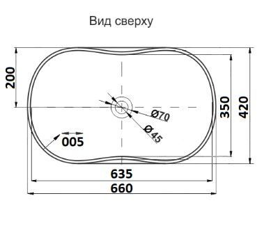 Раковина накладная CeramaLux 9175VIROY