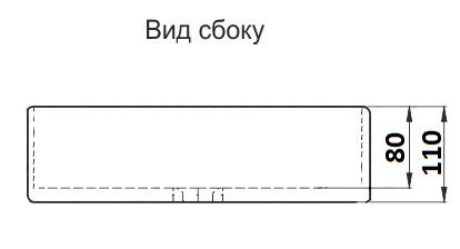 Раковина накладная CeramaLux 7050K