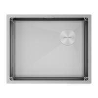 Мойка Paulmark NEXT-SKEW 54 UNI PM885444-BS 440х540х200 мм, нержавеющая сталь, нержавеющая сталь