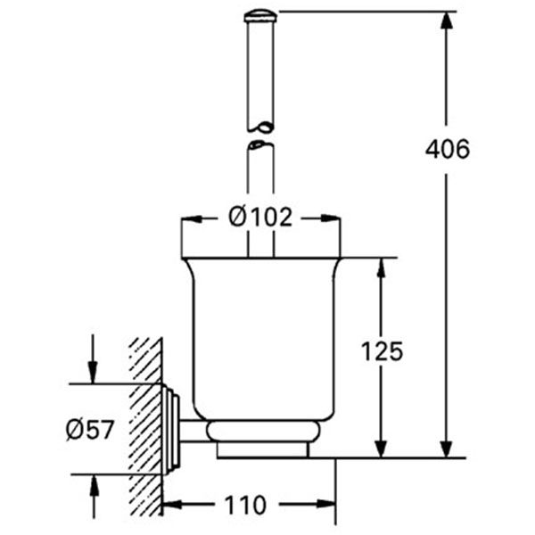 Ершик Grohe Sinfonia 40054000