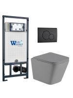 Комплект инсталляции с унитазом Weltwasser MARBERG 507 + GELBACH 041 MT-GR + MAR 507 RD MT-BL