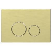 Кнопка смыва Vincea VFP-005BG, цвет брашированное золото