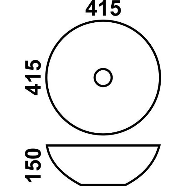 Раковина MELANA MLN- J2049