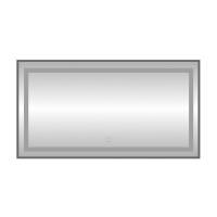 Зеркало с подсветкой LED Fixsen FX-2100F прямоугольное 100х80 см, графит