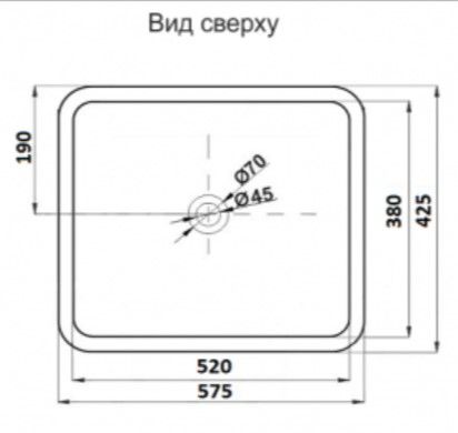 Раковина накладная CeramaLux 9243