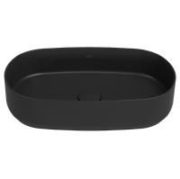 Раковина ISVEA Infinity накладная 550*360*120 цвет черный матовый 10NF65055SV-2N