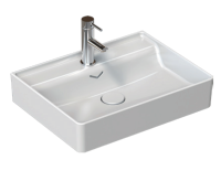 Раковина накладная ISVEA Vea 61 прямоугольная 61см, цвет белый 10VAS5061I