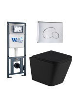 Комплект инсталляции с унитазом Weltwasser MARBERG 410 + GELBACH 043 MT-BL + MAR 410 RD CR