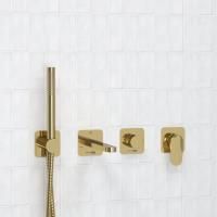 Встраиваемый комплект для ванны WasserKRAFT с лейкой и изливом A2151.277.279.280.197.281