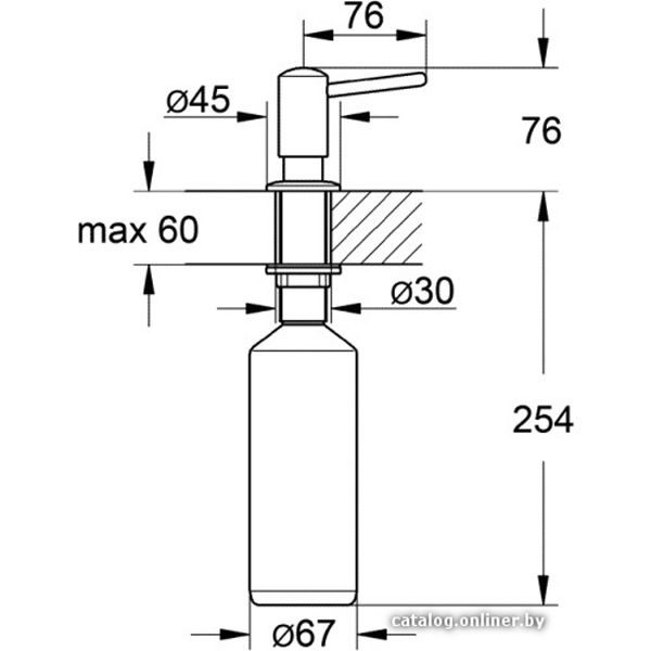 Дозатор для жидкого мыла Grohe Contemporary 40536000