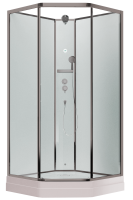 Душевая кабина Timo Premium ILMA 709  с крышей, хамам и стульчиком 90*90*225