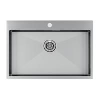 Мойка Paulmark KRONER 75 PM217551-BS 510х750х200 мм, нержавеющая сталь, нержавеющая сталь