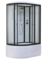 Душевая кабина Timo Standart T-6620 Black Fabric R  (120*85*220), турецкая баня хамам