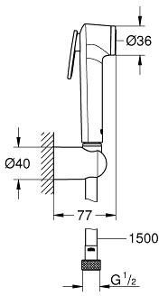 Душевой гарнитур Grohe Tempesta-F Trigger Spray 30 [26353000]