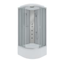 Душевая кабина Niagara Classic NG-2307-14G (80х80х215) высокий поддон(40см),стекло матовое