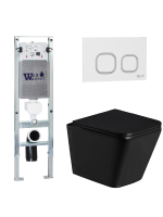 Комплект инсталляции с унитазом Weltwasser AMBERG 350 ST + GELBACH 043 GL-BL + AMBERG RD-WT