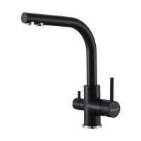 Смеситель для кухни Paulmark ESSEN Es213011-401TB, антрацит полностью