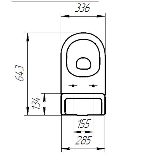 Унитаз напольный Cersanit Granta 031 KO-GRA031-3/6-DL-n-w