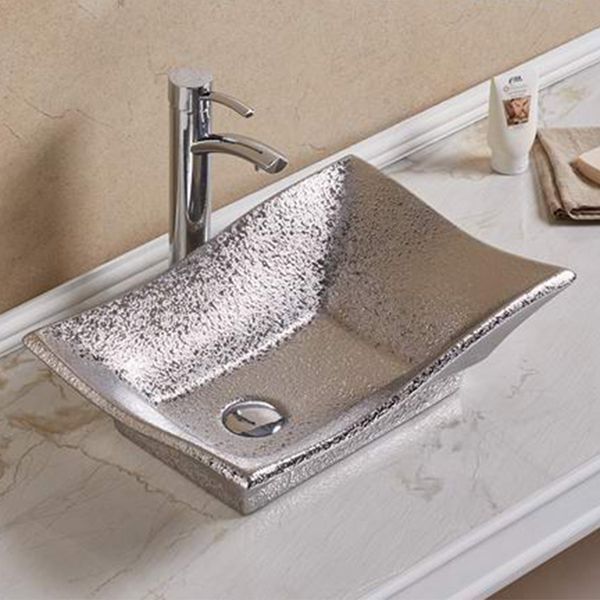 Раковина MELANA MLN- 7459SS (серебро)