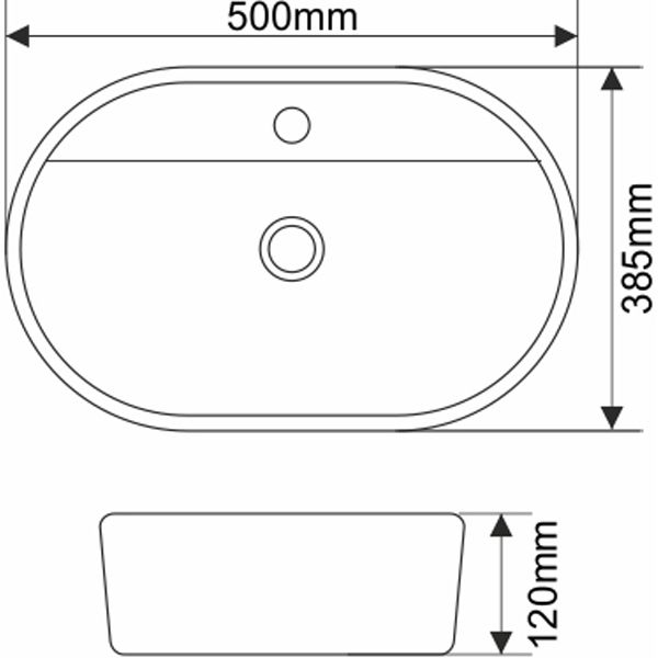 Раковина MELANA MLN-78239