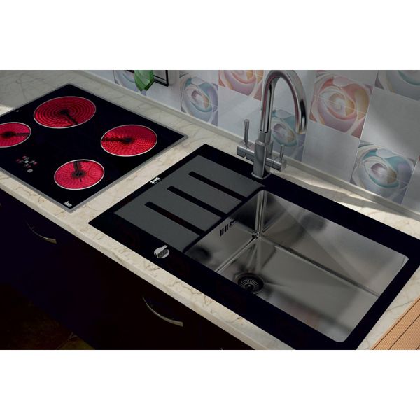 Кухонная мойка ZorG GL 7851 black-grafit