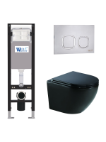 Комплект инсталляции с унитазом Weltwasser AMBERG 350 + MERZBACH 041 XL MT-BL + AMBERG RD-MT CR