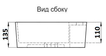 Раковина накладная CeramaLux 7291