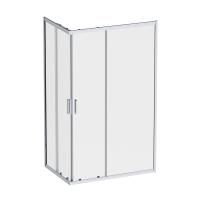 W90G-403-120280-MT Gem Душевое ограждение AM.PM прямоугольн.,раздвиж.двери 120x80 хром мат.,стекло прозрачное
