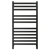 Полотенцесушитель Электрич. с/т GROIS Bruno GR-123 400х1000 П12 U RAL9005 черный матовый