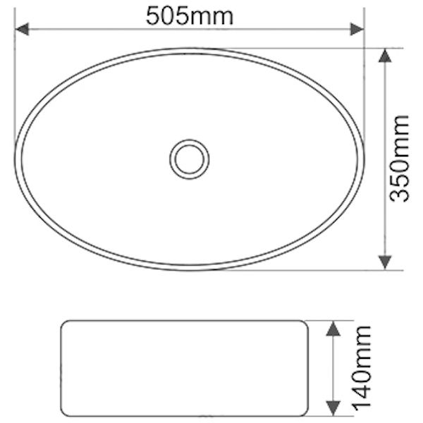 Раковина MELANA MLN-A072