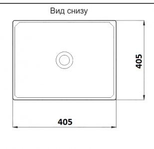 Раковина накладная CeramaLux 1305MB