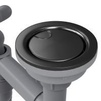 Выпуск для кухонной мойки Reflexion Part RX9003BL оружейная сталь