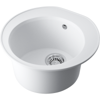 Кухонная мойка Omoikiri Miya 50-R-WH Tetogranit/белый 4993506