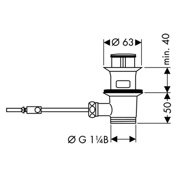 Смеситель для умывальника Hansgrohe Metris Classic 31073000