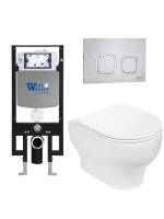 Комплект инсталляции с унитазом Weltwasser AMBERG 497 + ERLENBACH 004 GL-WT + AMBERG RD-MT CR