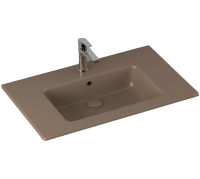 Раковина ISVEA SistemaT накладная 810*465*140 1 цвет коричневый матовый 10SL51081SV-2H