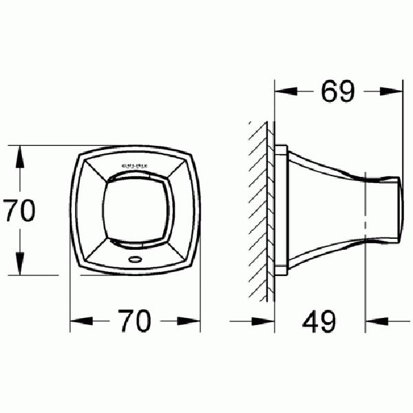 Держатель для душевой лейки Grohe Grandera 27969000