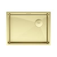 Мойка Paulmark NEXT-SKEW 58 UNI PM885844-LG 440х580х200 мм, нержавеющая сталь, светлое золото